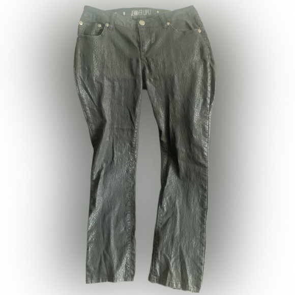 Pre Owned Women's Juniors Jennifer Lopez J Lo Straighht Leg Jeans Pants Sz 8 - Picture 1 of 9